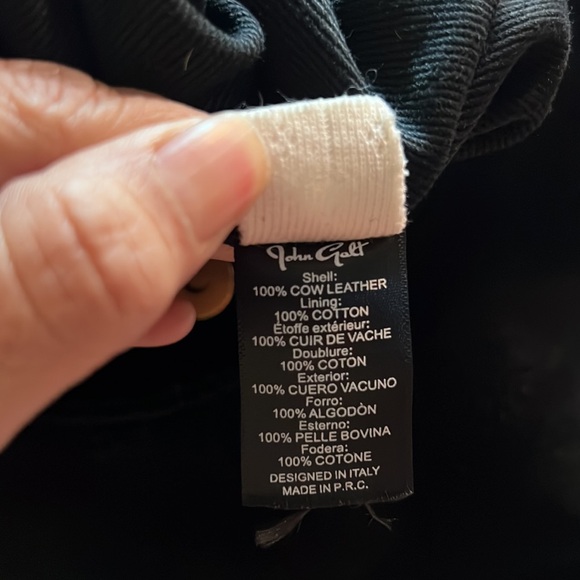 J.Galt Brandy Melville suede shoulder bucket purse black - Picture 3 of 12